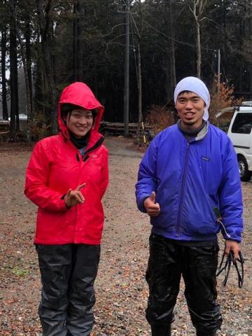 南信州チーム　森での活動　羽釜ご飯