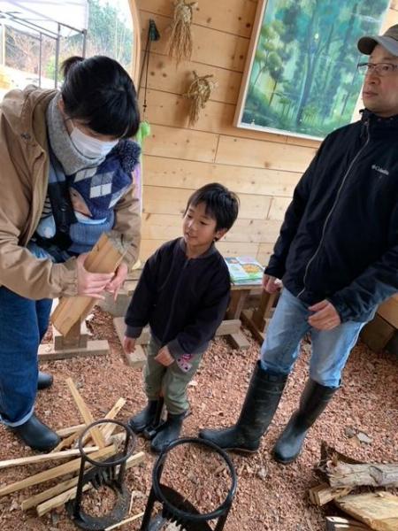 南信州チーム　森での活動　羽釜ご飯画像