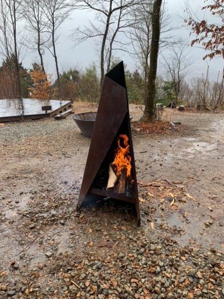 南信州チーム　森での活動　羽釜ご飯画像