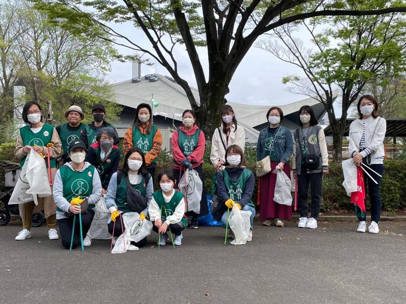 駒沢公園そうじ画像