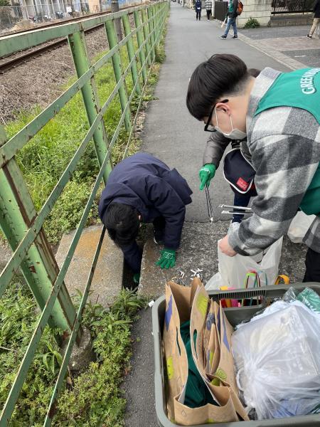 登戸お掃除！画像