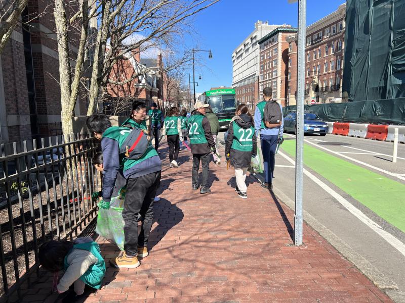 ボストンチーム 4月おそうじ画像