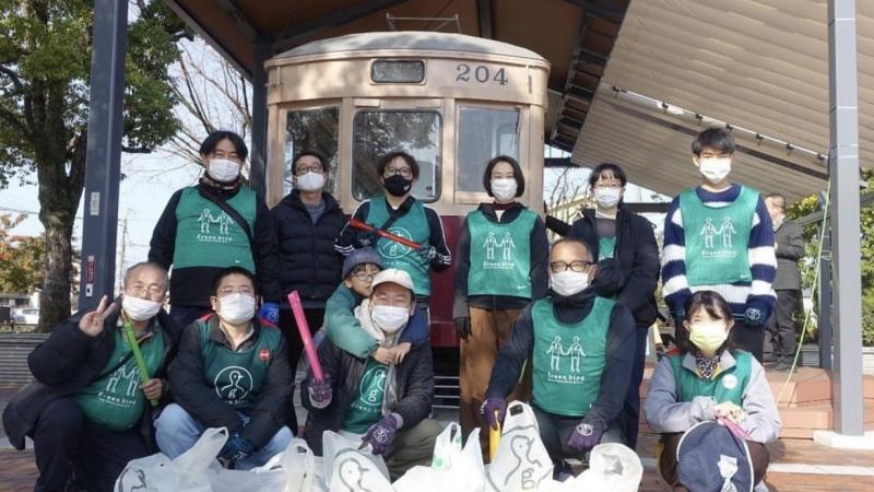 大牟田駅前お掃除画像