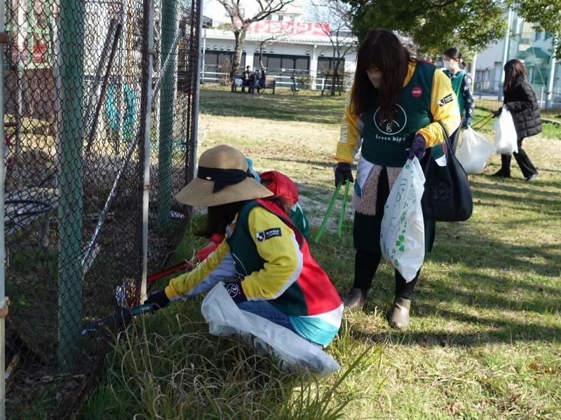 大牟田駅前お掃除画像