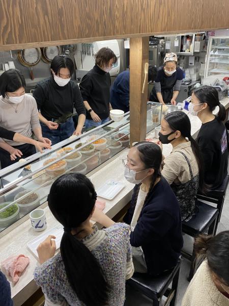 ごみ拾い＜おにぎり研修画像