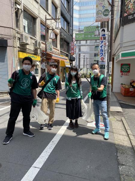 ゴミ拾いコミュニティ画像