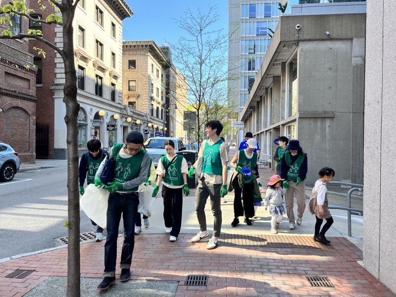 ボストンチーム5月お掃除画像
