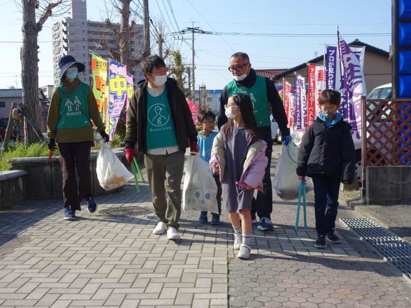 大牟田駅前お掃除画像