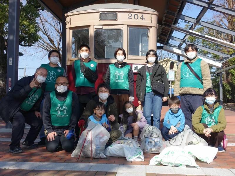 大牟田駅前お掃除画像