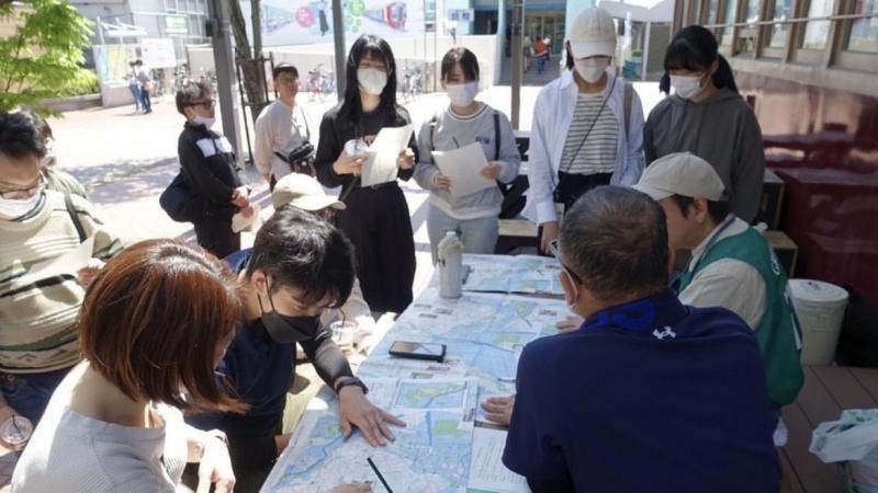 大牟田駅前お掃除画像