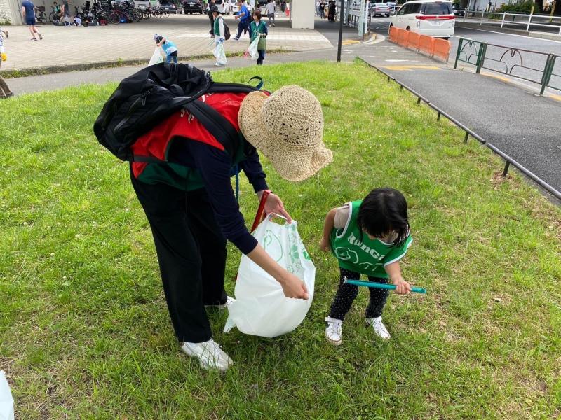駒沢公園そうじ画像