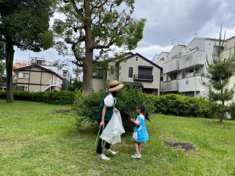 駒沢公園そうじ画像