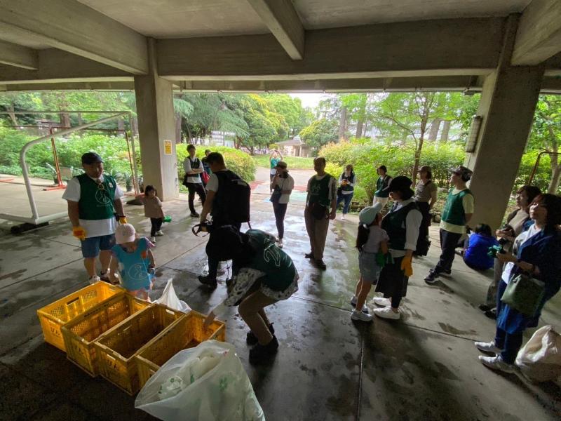 駒沢公園そうじ画像