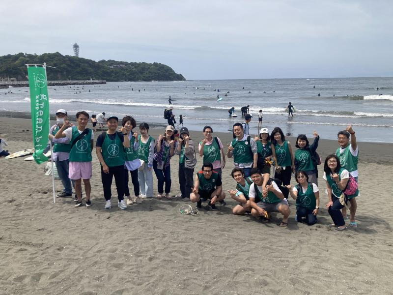 江の島マイクロプラスチック！梅雨入り前にビーチクリーン画像