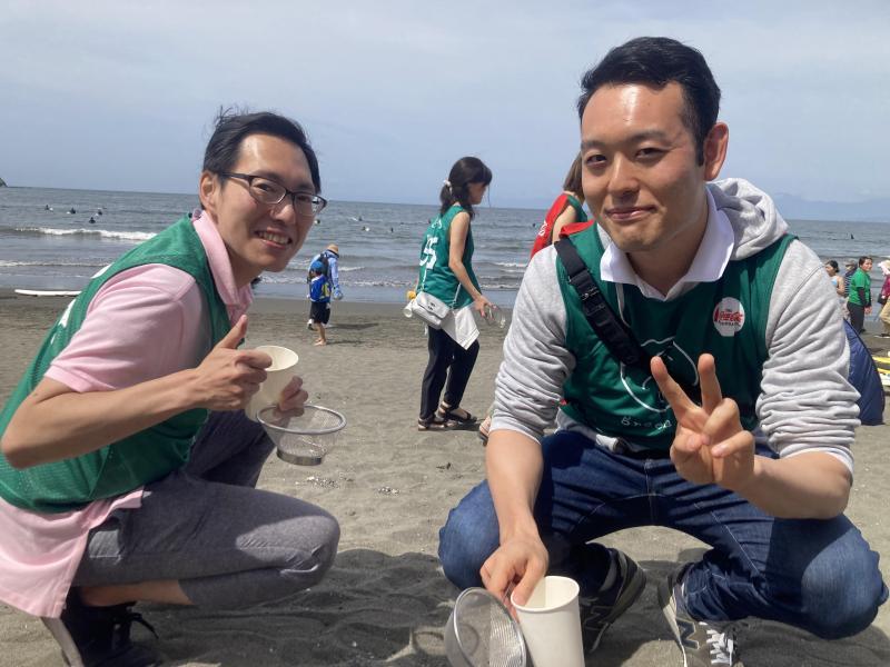 江の島マイクロプラスチック！梅雨入り前にビーチクリーン画像