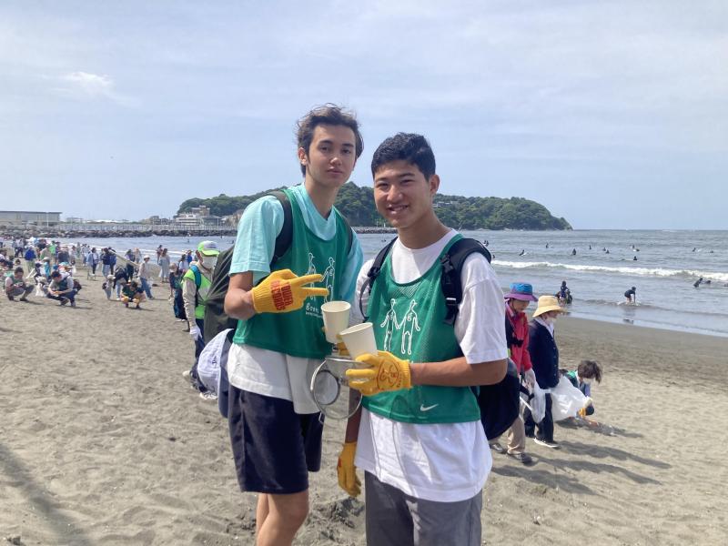 江の島マイクロプラスチック！梅雨入り前にビーチクリーン画像