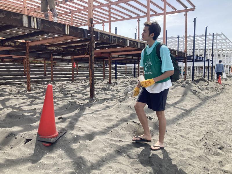 江の島マイクロプラスチック！梅雨入り前にビーチクリーン画像