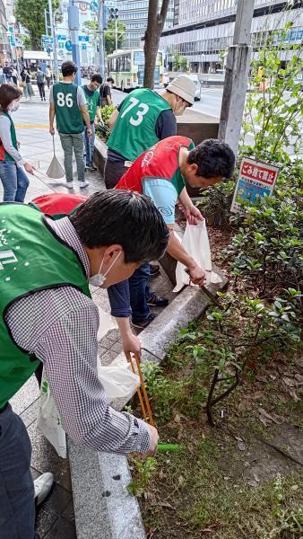 【北新地】気持ちフライングのごみゼロおそうじ【5月第4土曜日】画像