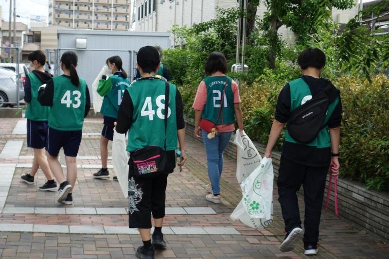 大牟田駅前お掃除画像