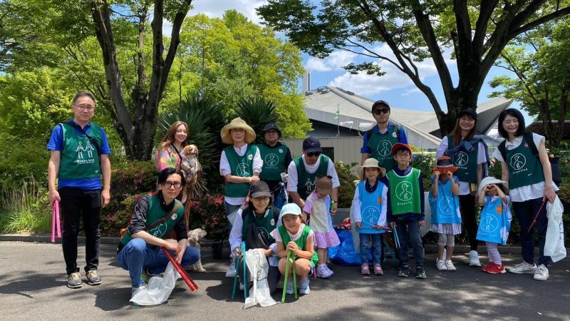 駒沢公園そうじ画像