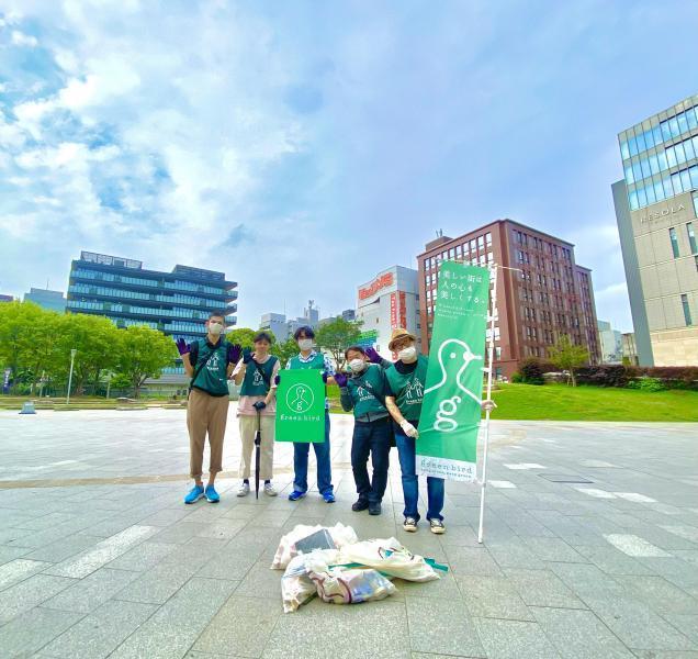 福岡天神　素敵な早起きになったかな朝そうじ＆代替え天神クリーンデー画像