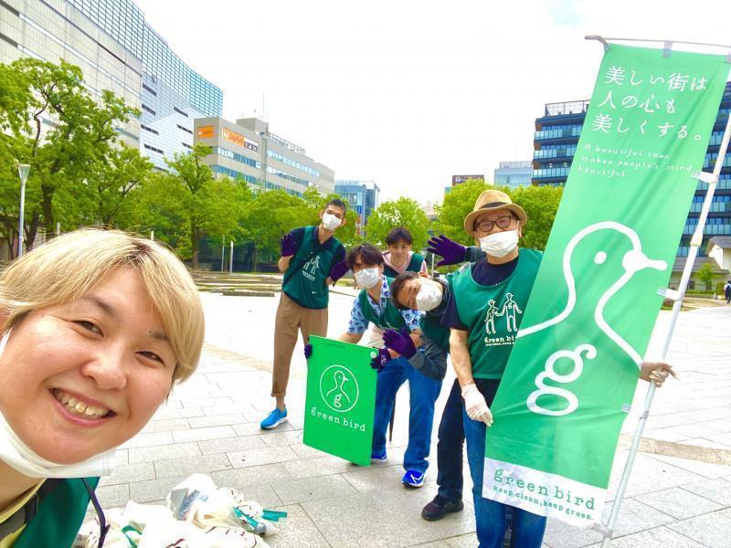 福岡天神　素敵な早起きになったかな朝そうじ＆代替え天神クリーンデー画像