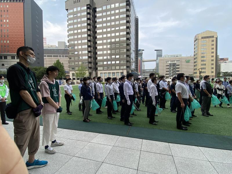 福岡天神　素敵な早起きになったかな朝そうじ＆代替え天神クリーンデー画像
