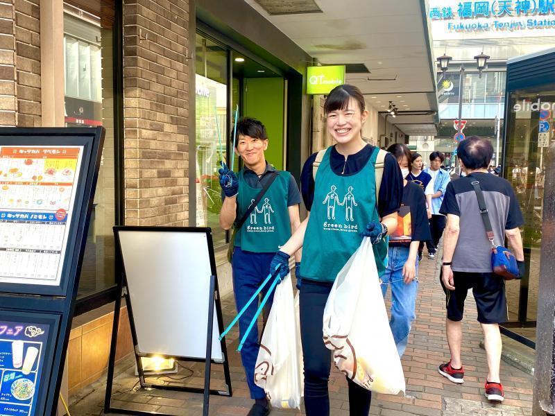 福岡天神　学生やら社会人やらたくさん参加してくれました☆土曜そうじ画像