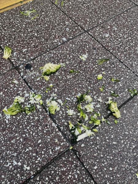福岡天神　雨だったけど3人で頑張りました☆朝そうじ画像