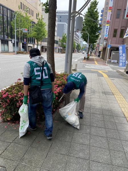 【米子】駅周辺まちなかおそうじ画像