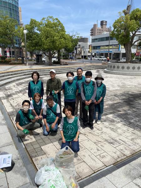 【米子】駅周辺まちなかおそうじ画像