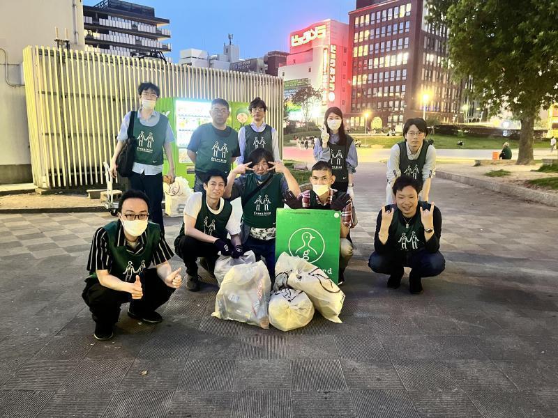 先週の多さとは打って変わって☆夜そうじ画像