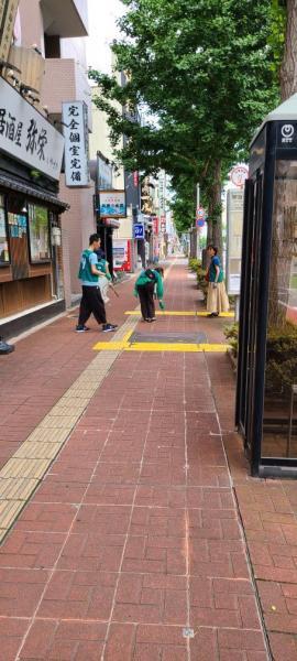 駅周辺まちなかおそうじ画像