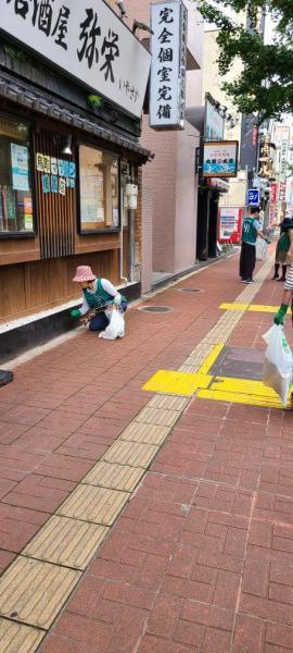 駅周辺まちなかおそうじ画像