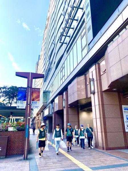 福岡天神　7.6若い子たちがたくさん☆朝そうじ画像