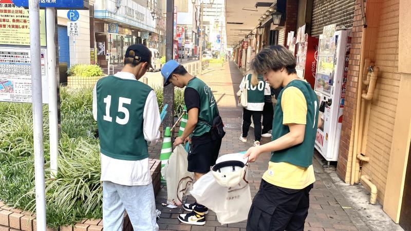 福岡天神　7.6若い子たちがたくさん☆朝そうじ画像