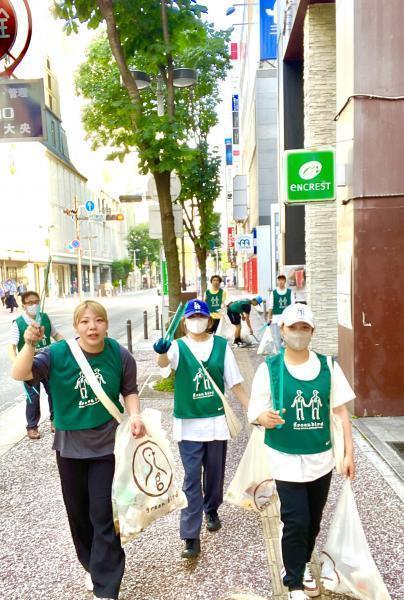 福岡天神　7.6若い子たちがたくさん☆朝そうじ画像