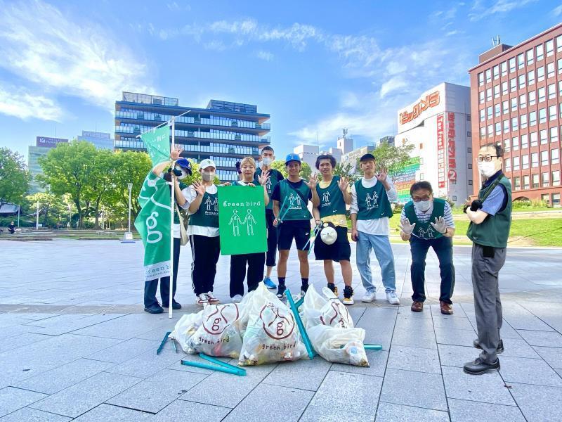 福岡天神　7.6若い子たちがたくさん☆朝そうじ画像