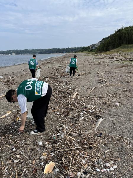 ゴミ拾い　in 金田海岸画像