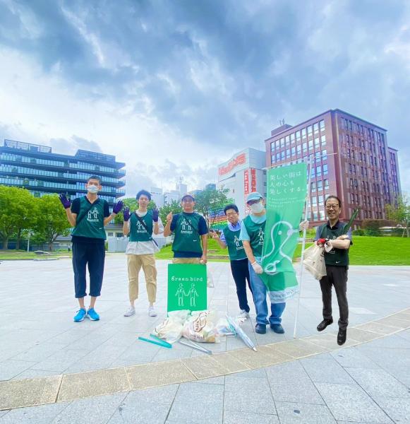 福岡天神　久々！あっちゃんが来てくれた朝そうじ＆天神クリーンデー画像