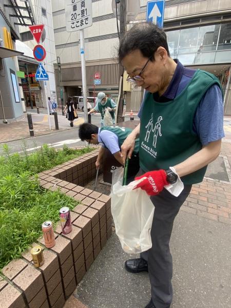 福岡天神　久々！あっちゃんが来てくれた朝そうじ＆天神クリーンデー画像