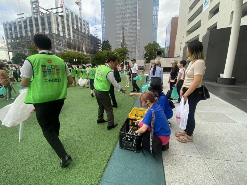 福岡天神　久々！あっちゃんが来てくれた朝そうじ＆天神クリーンデー画像