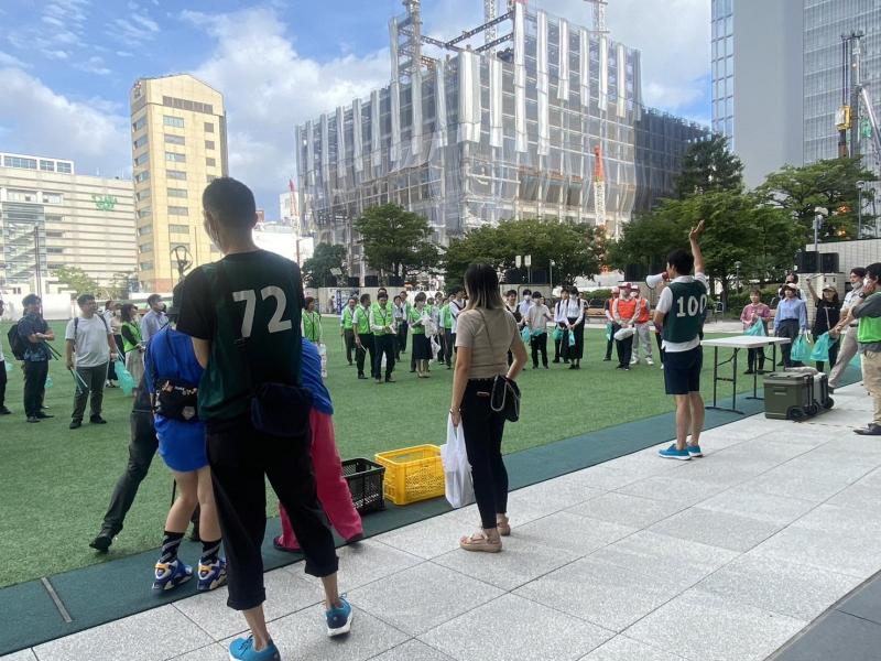 福岡天神　久々！あっちゃんが来てくれた朝そうじ＆天神クリーンデー画像