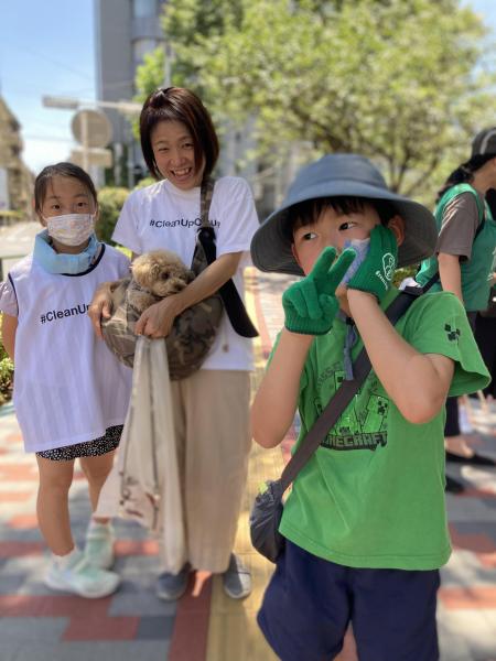 炎天下活動！画像