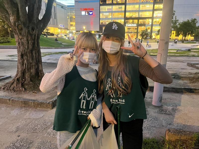 若者多めの夜掃除！画像