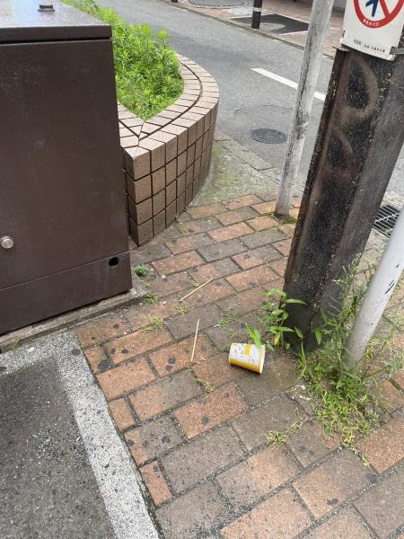 福岡天神　世界水泳真っ只中のため街がキレイめ☆朝そうじ画像