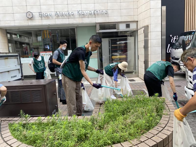 福岡天神　団体さんの参加があったよ⭐︎朝そうじ画像