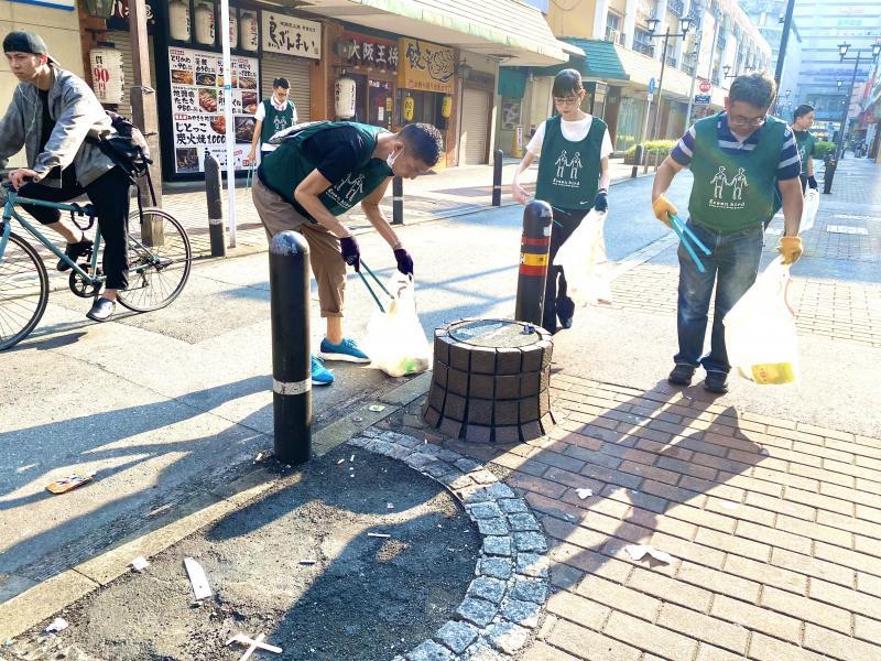 福岡天神　団体さんの参加があったよ⭐︎朝そうじ画像