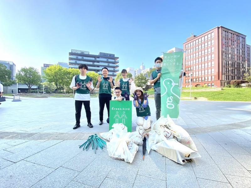 福岡天神　団体さんの参加があったよ⭐︎朝そうじ画像