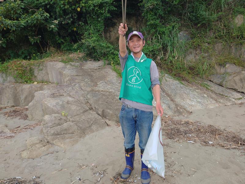 海のイブニングおそうじ画像